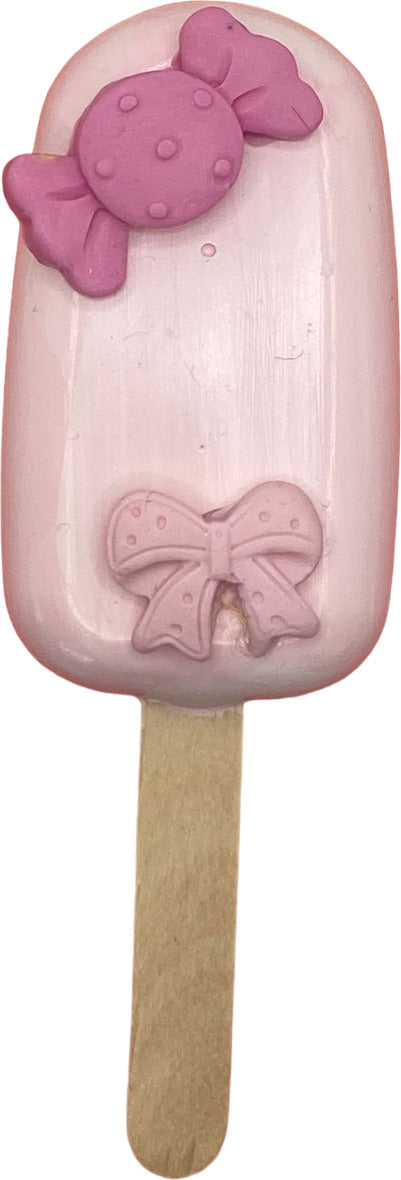 Gelato cremino finto da esposizione rosa con fiocco e caramella Casa e cucina/Teglie da forno e accessori per pasticceria/Accessori e utensili per pasticceria/Utensili decorativi/Torte e dolci finti Led Mall Home - Napoli, Commerciovirtuoso.it