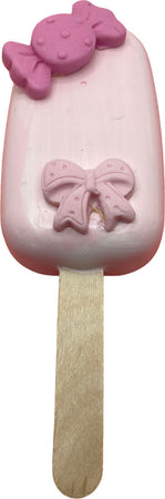 Gelato cremino finto da esposizione rosa con fiocco e caramella Casa e cucina/Teglie da forno e accessori per pasticceria/Accessori e utensili per pasticceria/Utensili decorativi/Torte e dolci finti Led Mall Home - Napoli, Commerciovirtuoso.it