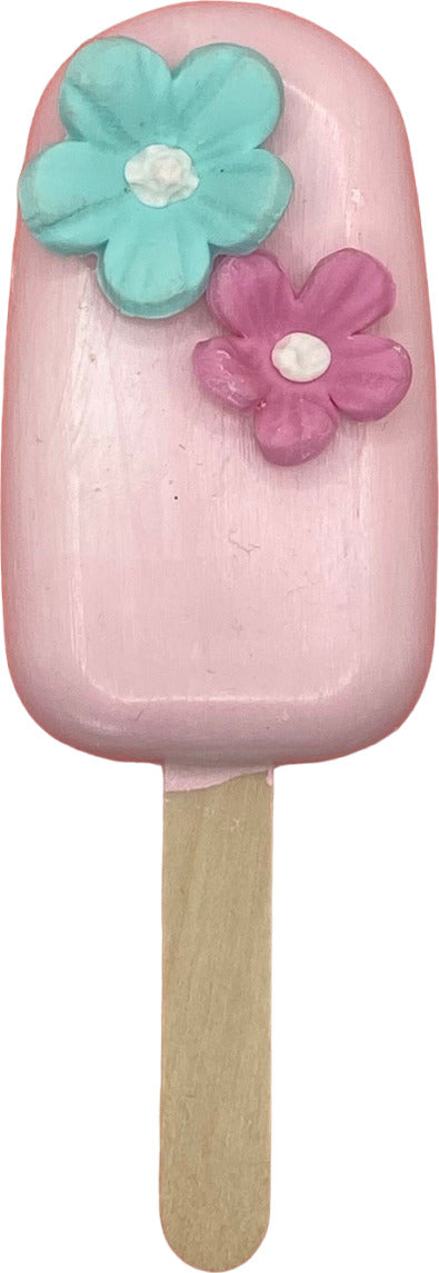 Gelato cremino finto da esposizione rosa con fiorellini colori misti Casa e cucina/Teglie da forno e accessori per pasticceria/Accessori e utensili per pasticceria/Utensili decorativi/Torte e dolci finti Led Mall Home - Napoli, Commerciovirtuoso.it