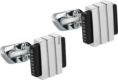 Gemelli-MASERATI-uomo-quadrati-acciaio-/-nero