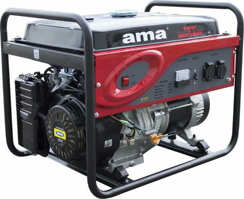 Generatore a benzina Ama monofase con AVR da 389cc 5,5kW