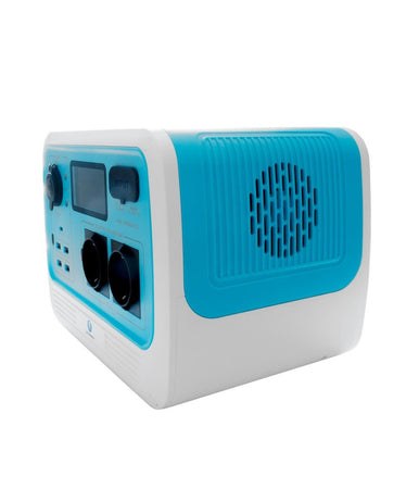 Generatore Corrente 700w Portatile Ricarica Solare Batteria Prese Schuko Ac Usb-c
