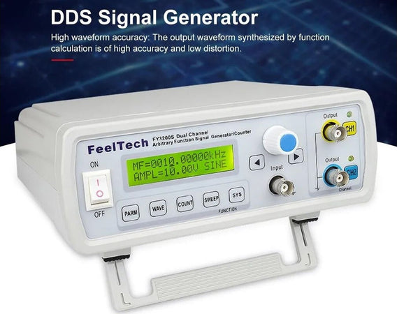 Generatore di Forme d'Onda Arbitrarie Frequenza Impulsi Meter UE Feeltech FY3200S 24M