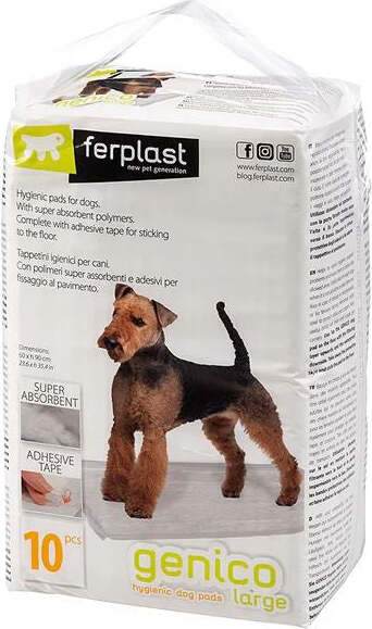 GENICO-LARGE-Tappetini-igienici-per-cani-in-materiale-super-assorbente-Ferplast