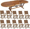 GENIUS---set-tavolo-da-giardino-allungabile-200/300x110-compreso-di-8-sedie-e-2-poltrone-in-legno-massiccio-di-acacia-Marrone-Milani-Home