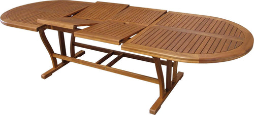 GENIUS---tavolo-da-giardino-allungabile-in-legno-massiccio-di-acacia-200/300x110-Marrone-Milani-Home