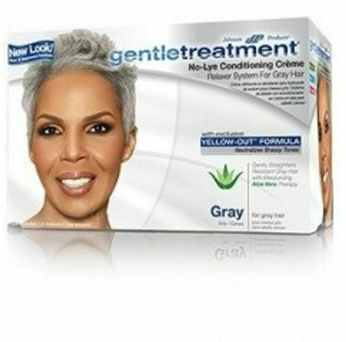 Gentle Treatment No-Lye Conditioning Creme Relaxer for Gray Hair Trattamento Delicato Condizionante E Idratante per Capelli Grigi Più Nutriti
