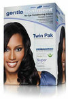 GENTLE TREATMENT NO-LYE CONDITIONING CREME  RELAXER KIT TWIN PACK SUPER 2 APPLICATIONS