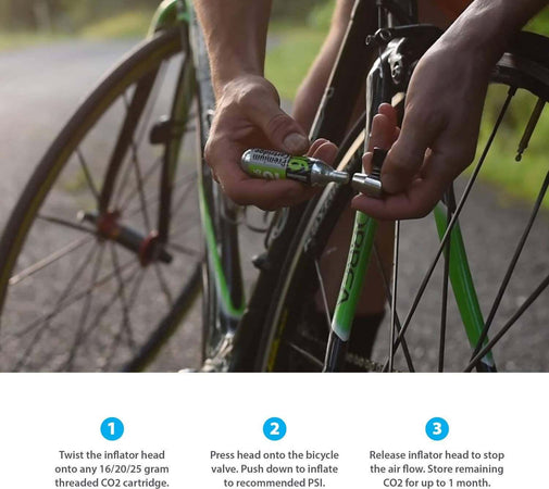 GENUINE INNOVATIONS AIR CHUCK ELITE TESTINA + 2 CARTUCCE 16/20 gr Kit Gonfiaggio Ruote Bicicletta Bici Riparazione Pneumatici AIR CHUCK ELITE TESTINA + 2 CARTUCCE (16/20 gr) Non solo alimenti - Albano Laziale, Commerciovirtuoso.it