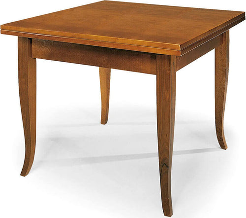 GEOFFREY---tavolo-da-pranzo-allungabile-a-libro-in-legno-massello-100x100/200-Tinta-noce-Milani-Home