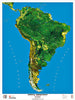 GEOGRAMMA---MAPPA-AMERICA-MERIDIONALE-CARTA-SATELLITARE-136,5X100CM-scala-1:7.500.000