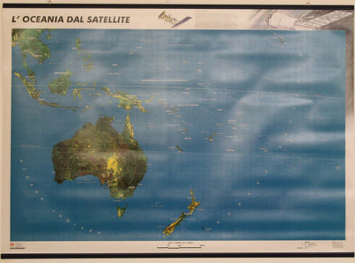 GEOGRAMMA---MAPPA-OCEANIA-CARTA-SATELLITARE-70X100-CM-scala-1:16.000.000