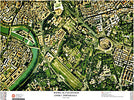 GEOGRAMMA---MAPPA-ROMA-IL-COLOSSEO-E-I-FORI-IMPERIALI-CARTA-SATELLITARE-136,5X100CM-scala-1:2.000
