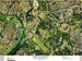 GEOGRAMMA---MAPPA-ROMA-IL-COLOSSEO-E-I-FORI-IMPERIALI-CARTA-SATELLITARE-136,5X100CM-scala-1:2.000