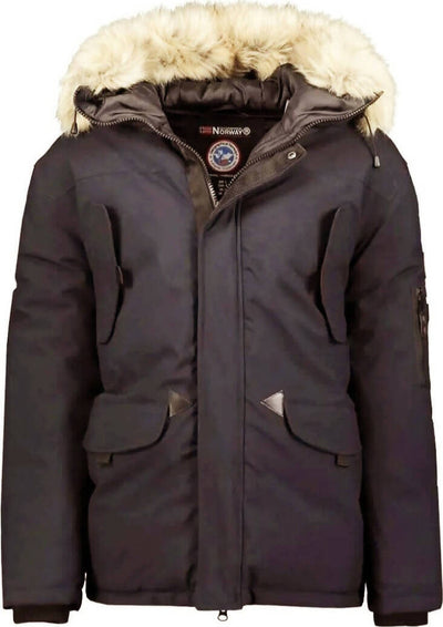 Geographical Norway Giubbotto Uomo Impermeabile E Antivento Con Cappuccio Interno In Pile E Pelliccia Rimovibile Moda/Uomo/Abbigliamento/Giacche e cappotti/Giacche Euforia - Bronte, Commerciovirtuoso.it