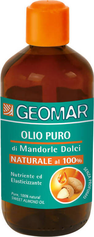 Geomar Olio Puro di Mandorle Dolci 100% Naturale 250ml Olio Idratante Nutriente ed elasticizzante Olio Mille Usi olio Profumeria Chèri - Locri, Commerciovirtuoso.it