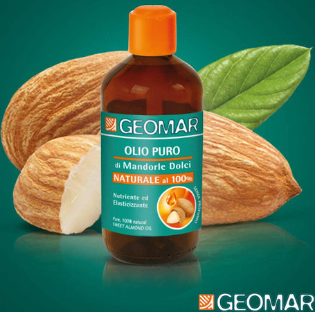 Geomar Olio Puro di Mandorle Dolci 100% Naturale 250ml Olio Idratante Nutriente ed elasticizzante Olio Mille Usi olio Profumeria Chèri - Locri, Commerciovirtuoso.it