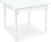 GEORDIE---tavolo-da-pranzo-allungabile-a-libro-in-legno-massello-100x100/200-bianco-gamba-tornita-Bianco-Milani-Home