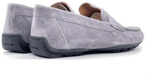 GEOX Mocassini uomo U KOSMOPOLIS suede Dk Stone