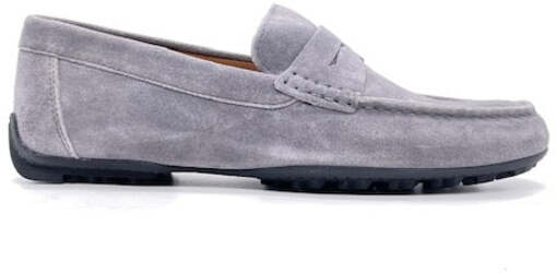 GEOX Mocassini uomo U KOSMOPOLIS suede Dk Stone