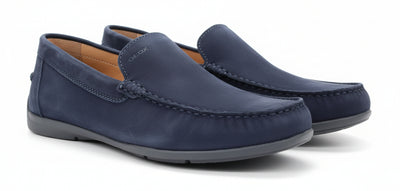 GEOX Mocassini uomo U SIRON A Suede navy