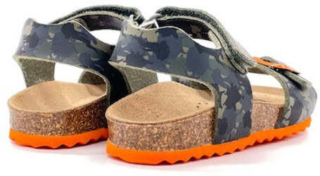 GEOX Sandali Bambino B S. CHALKI military/orange