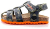 GEOX Sandali bambino CHALKI B military/orange