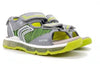 GEOX Sandali bambino J.S. ANDROID B.A grey/lime