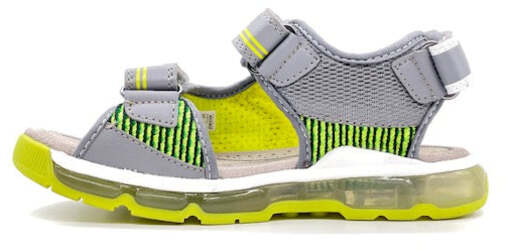 GEOX Sandali bambino J.S. ANDROID B.A grey/lime