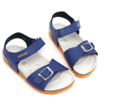 GEOX Sandalo bambino B S.Chalki B. Royal/ Arancione