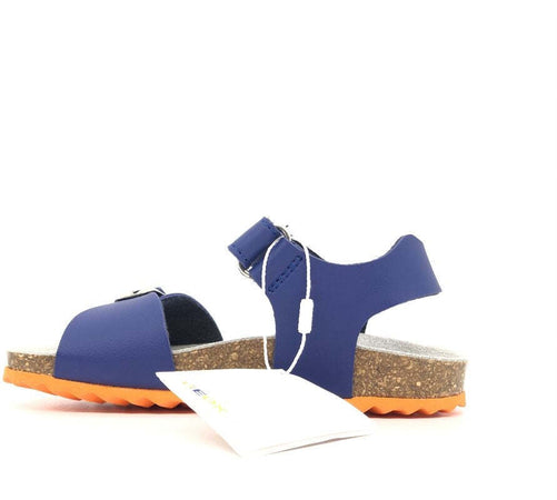 GEOX Sandalo bambino B S.Chalki B. Royal/ Arancione