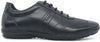 GEOX Scarpa stringata uomo in pelle nera Symbol B