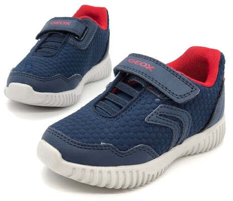 GEOX Sneaker bambino B Waviness B. blu/rossa