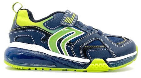 GEOX SNeaker Bambino J Bayonyc B. B. Navy/ Lime