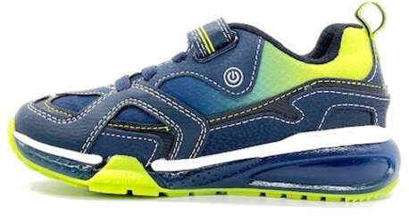 GEOX SNeaker Bambino J Bayonyc B. B. Navy/ Lime