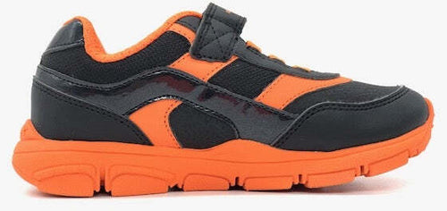 GEOX Sneaker bambino J N.Torque B. nera/arancione