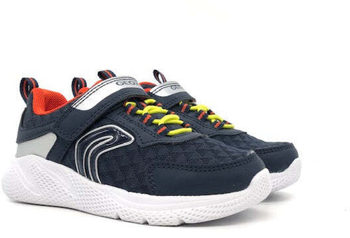 GEOX Sneaker bambino J SPRINTYE B. B navy/orange