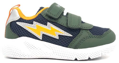 GEOX Sneaker Bambino Sprintye Green/ Orange
