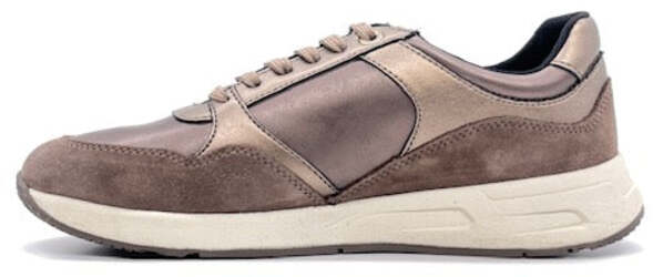 GEOX Sneaker Donna Bulmy Metal Dk Taupe
