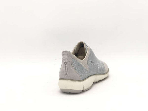 GEOX Sneaker donna D NEBULA G glitter silver - Main Image