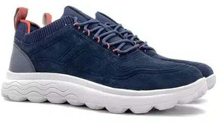 GEOX Sneaker Uomo Spherica  Suede Navy