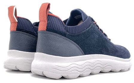 GEOX Sneaker Uomo Spherica  Suede Navy