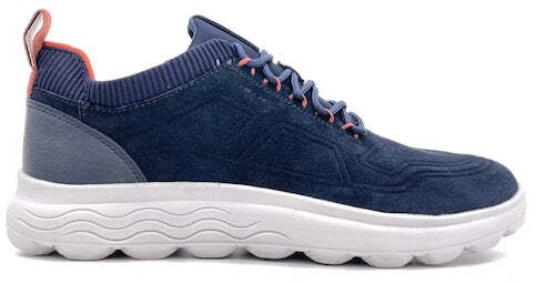 GEOX Sneaker Uomo Spherica  Suede Navy