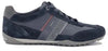 GEOX sneakers uomo U WELLS C navy-dark burgundy