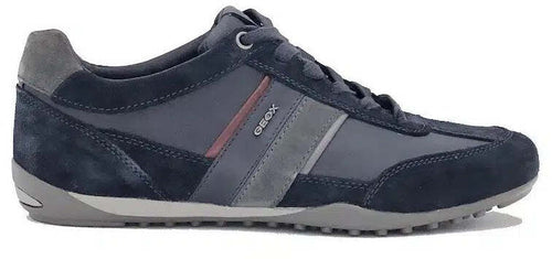 GEOX sneakers uomo U WELLS C navy-dark burgundy