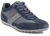 GEOX sneakers uomo U WELLS C navy-dark burgundy