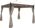 GERMEN---gazebo-da-giardino-3x3-in-metallo-completo-di-pareti-laterali-Antracite-Milani-Home