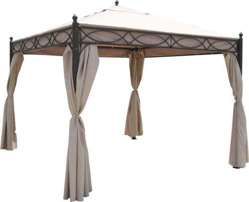 GERMEN---gazebo-da-giardino-3x3-in-metallo-completo-di-pareti-laterali-Antracite-Milani-Home