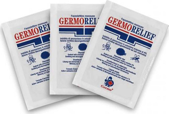 Germo Relief 50 Salviette Ad Azione Lenitiva Azione Calmante Salvietta Monouso Per Calmare Prurito Da Punture O Agenti Irritanti Commercio Industria e Scienza/Forniture mediche professionali/Sterilizzazione e prevenzione infezioni/Salviettine disinfettanti Salute e Prevenzione - Barletta, Commerciovirtuoso.it