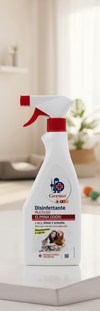 GermoPet Disinfettante Multiuso 2 in 1 Spray e Schiuma elimina odori GERMO disinfettante spray per animali domestici 750ml